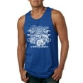 thumbnail image 1 of Wild Bobby, Greaser Outlaw Hot Rod Gambling Mechanic Pop Culture Mens Graphic Tank Top, Royal, 3XL, 1 of 3