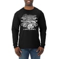 thumbnail image 1 of Wild Bobby, Greaser Outlaw Hot Rod Gambling Mechanic Pop Culture Mens Long Sleeve Shirt, Black, Small, 1 of 3
