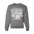 thumbnail image 1 of Wild Bobby, Greaser Outlaw Hot Rod Gambling Mechanic Pop Culture Unisex Crewneck Graphic Sweatshirt, Heather Grey, Small, 1 of 3