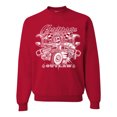 thumbnail image 1 of Wild Bobby, Greaser Outlaw Hot Rod Gambling Mechanic Pop Culture Unisex Crewneck Graphic Sweatshirt, Red, Large, 1 of 3