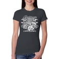 thumbnail image 1 of Wild Bobby, Greaser Outlaw Hot Rod Gambling Mechanic Pop Culture Womens Slim Fit Junior Tee, Dark Grey, Large, 1 of 3