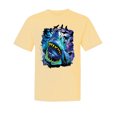 thumbnail image 1 of Wild Bobby, Great White Shark Species in Ocean, Animal Lover, Garment-Dyed Washed Look Short Sleeve T-Shirt, Banana, 2XL, 1 of 3
