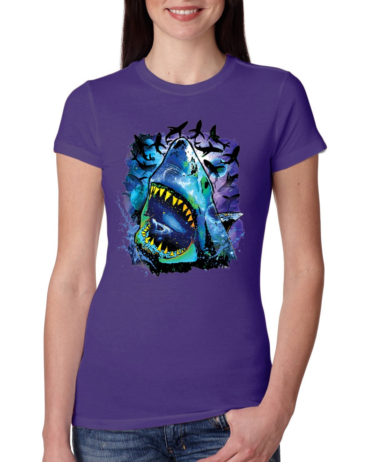 Wild Bobby, Great White Shark Species in Ocean | Womens Fishing Slim ...