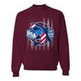 thumbnail image 1 of Wild Bobby Great White Shark USA Since 1776 Unisex Crewneck Sweatshirt, 1 of 6