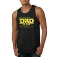 thumbnail image 1 of Wild Bobby, Greatest Dad in the Galaxy Father's Day Mens Tank Top, Black, Small, 1 of 6