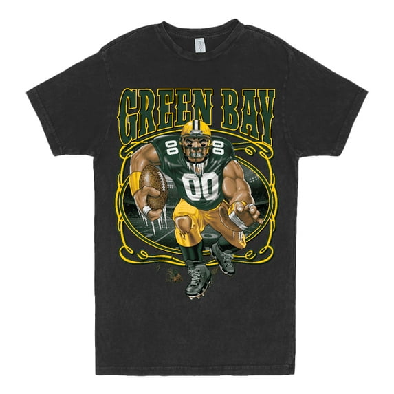 Wild Bobby, Green Bay Fan GB Fantasy Football, Sports, Unisex Vintage Crewneck Tee, Vintage Black, Small