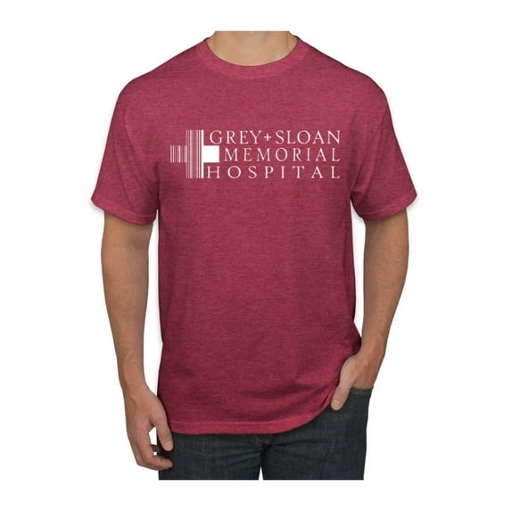 Wild Bobby, Grey Sloan Memorial Hospital Fan Logo Mens Pop Culture Graphic T-Shirt