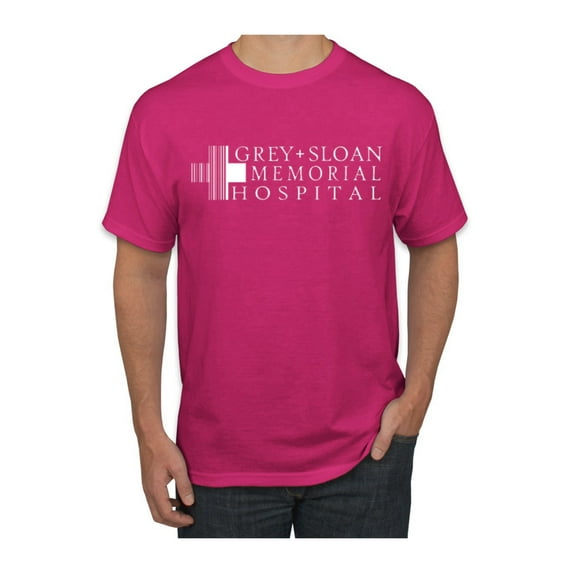 Wild Bobby, Grey Sloan Memorial Hospital Fan Logo Mens Pop Culture Graphic T-Shirt