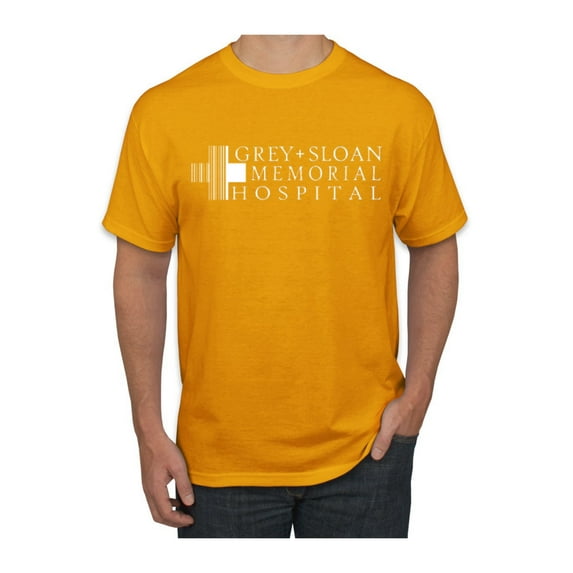 Wild Bobby, Grey Sloan Memorial Hospital Fan Logo Mens Pop Culture Graphic T-Shirt