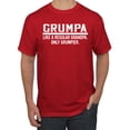 thumbnail image 1 of Wild Bobby,Grumpa Like A Regular Grandpa Only Grumpier, Father's Day, Men Graphic Tees, Red, Medium, 1 of 3