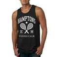 thumbnail image 1 of Wild Bobby Hamptons Tennis Club Est 1986 Sports Mens Tank Top, Black, Small, 1 of 6