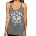 thumbnail image 1 of Wild Bobby Hamptons Tennis Club Est 1986 Sports Tri-Blend Racerback Tank Top, Premium Heather, Small, 1 of 6