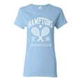 thumbnail image 1 of Wild Bobby Hamptons Tennis Club Est 1986 Sports Womens Graphic T-Shirt, Light Blue, 3X-Large, 1 of 6