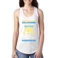 thumbnail image 1 of Wild Bobby Hanukkah Imagine If Your Phone Battery was Low but Lasted 8 Days Women Racerback Tank Top, White, Small, 1 of 6