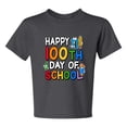 thumbnail image 1 of Wild Bobby Happy 100th Day of School Cute Pencil Marker, 100 Days of School 2024 2025 Design for Kids Youth Boys Girls School Unisex Boys Girls Graphic Youth T-Shirt, 1 of 6