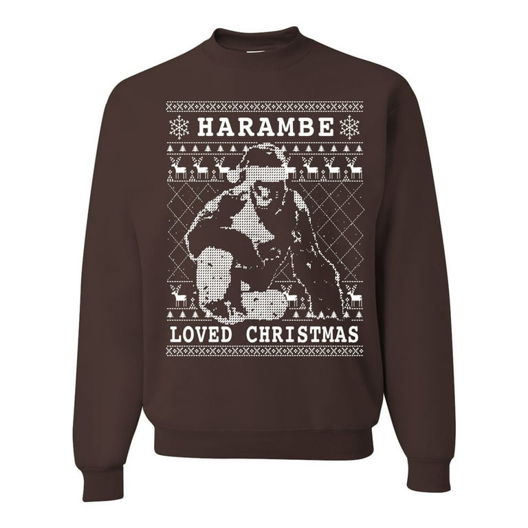Harambe Ugly Christmas Sweater Harambe Ugly Christmas Sweater