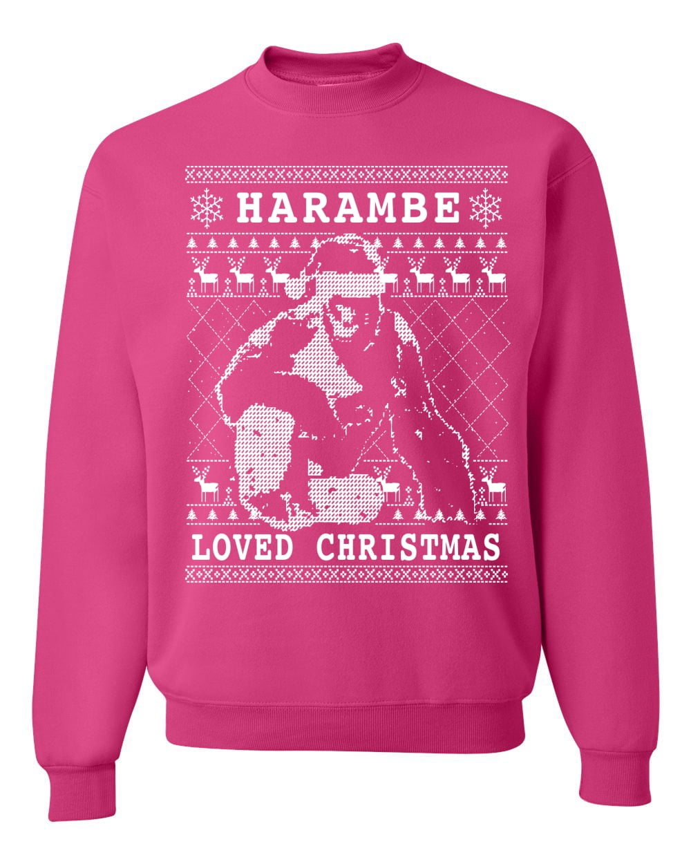 Wild Bobby Harambe Loved Christmas Ugly Christmas Sweater