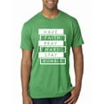 thumbnail image 1 of Wild Bobby, Have Faith Pray Hard Stay Humble Inspirational/Christian Men Premium Tri Blend Tee, Envy, Large, 1 of 6
