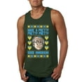 thumbnail image 1 of Wild Bobby, Have a Pretty Pretty Pretty Good Hanukkah Curb Larry, Hanukkah, Men Graphic Tank Top, Forest Green, Large, 1 of 4