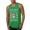 thumbnail image 1 of Wild Bobby, Have a Pretty Pretty Pretty Good Hanukkah Curb Larry, Hanukkah, Men Graphic Tank Top, Kelly, X-Large, 1 of 4
