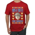 thumbnail image 1 of Wild Bobby, Have a Pretty Pretty Pretty Good Hanukkah Curb Larry, Hanukkah, Men Graphic Tee, Red, 5X-Large, 1 of 4