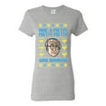 thumbnail image 1 of Wild Bobby, Have a Pretty Pretty Pretty Good Hanukkah Curb Larry, Hanukkah, Women Graphic Tee, Heather Grey, Small, 1 of 4
