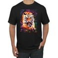 thumbnail image 1 of Wild Bobby, He Came He Saw He Conquered Inspirational/Christian Men Graphic Tee, Black, Small, 1 of 6