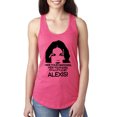 thumbnail image 1 of Wild Bobby, Hide Your Diamonds Exes from Alexis Quote Pop Culture Ladies Racerback Tank Top, Hot Pink, Medium, 1 of 3