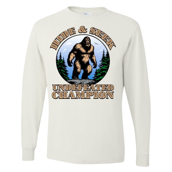Wild Bobby Hide and Seek Champion Men Long Sleeve Shirt