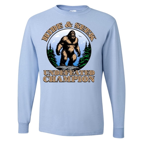 Wild Bobby Hide and Seek Champion Men Long Sleeve Shirt