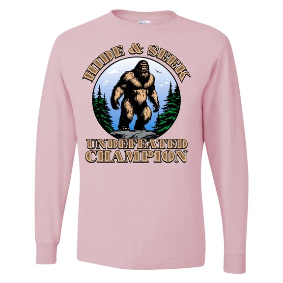 Wild Bobby Hide and Seek Champion Men Long Sleeve Shirt