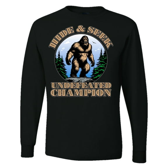 Wild Bobby Hide and Seek Champion Men Long Sleeve Shirt