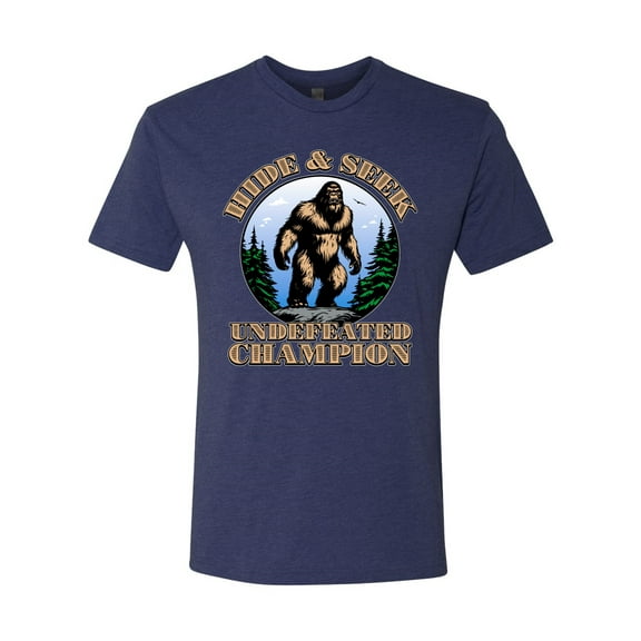 Wild Bobby Hide and Seek Champion Men Premium Tri Blend Tee