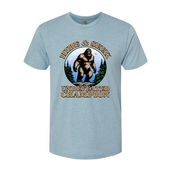 Wild Bobby Hide and Seek Champion Men Premium Tri Blend Tee