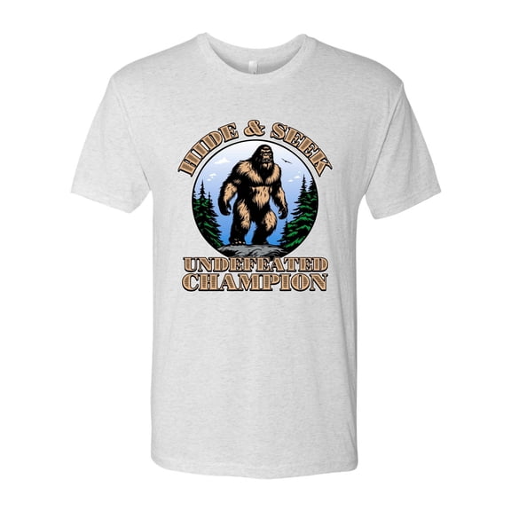 Wild Bobby Hide and Seek Champion Men Premium Tri Blend Tee