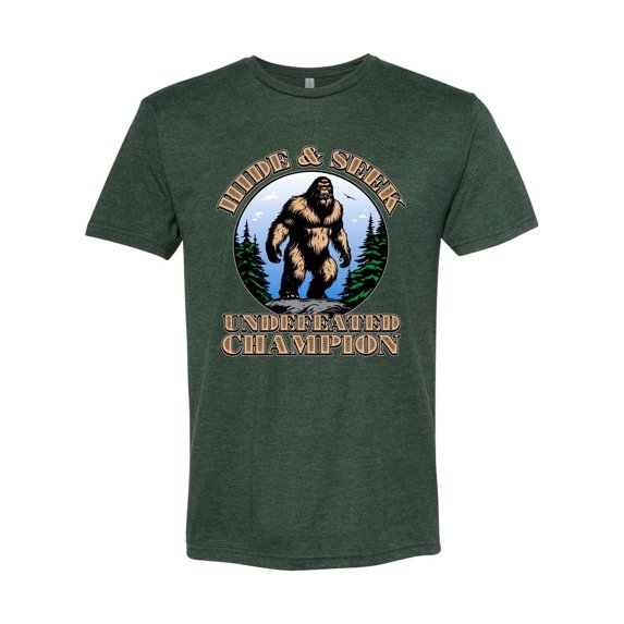 Wild Bobby Hide and Seek Champion Men Premium Tri Blend Tee