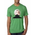 thumbnail image 1 of Wild Bobby, Hip Marilyn Monroe Portrait Classic Beauty Pose, Famous People, Men Premium Tri Blend Tee, Envy, Small, 1 of 4
