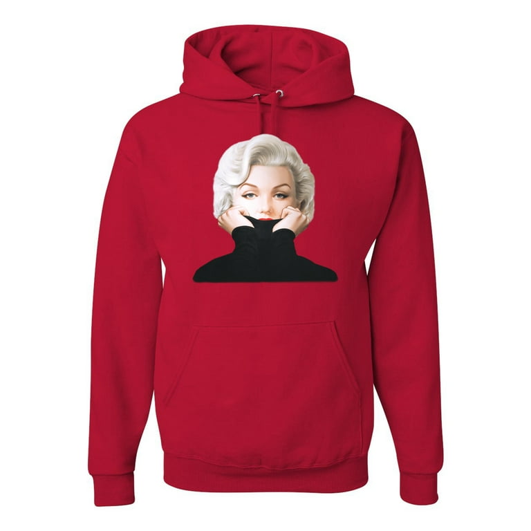 Red marilyn monroe hoodie best sale