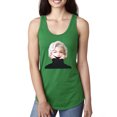 thumbnail image 1 of Wild Bobby, Hip Marilyn Monroe Portrait Classic Beauty Pose, Famous People, Women Racerback Tank Top, Kelly, Large, 1 of 4