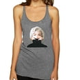 thumbnail image 1 of Wild Bobby, Hip Marilyn Monroe Portrait Classic Beauty Pose, Famous People, Women Tri-Blend Racerback Tank Top, Premium Heather, Small, 1 of 4