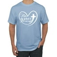 thumbnail image 1 of Wild Bobby His Grace Is Enough Heart Inspirational/Christian Men Graphic Tee, Light Blue, 3X-Large, 1 of 5
