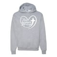 thumbnail image 1 of Wild Bobby His Grace Is Enough Heart Inspirational/Christian Unisex Graphic Hoodie Sweatshirt, Heather Grey, Large, 1 of 5