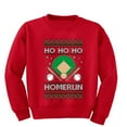 thumbnail image 1 of Wild Bobby Ho Ho Ho Homerun, Baseball Fan Christmas Design Christmas Sweater Design | Holiday Unisex Boys Girls Crewneck Graphic Sweatshirt, 1 of 5