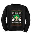 thumbnail image 1 of Wild Bobby Ho Ho Ho Homerun, Baseball Fan Christmas Design Christmas Sweater Design | Holiday Unisex Boys Girls Crewneck Graphic Sweatshirt, 1 of 5