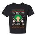 thumbnail image 1 of Wild Bobby Ho Ho Ho Homerun, Baseball Fan Christmas Design Christmas Sweater Design | Holiday Unisex Boys Girls Graphic Youth T-Shirt, 1 of 5