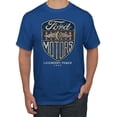 thumbnail image 1 of Wild Bobby, Home Floral Print Pop Culture Men's Graphic T-Shirt, Royal, Small, 1 of 3