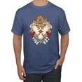 thumbnail image 1 of Wild Bobby Home Is Where You Hang Your Hat Country Eagle Pop Culture Men Tee, Vintage Heather Blue, Medium, 1 of 6