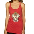 thumbnail image 1 of Wild Bobby Home Is Where You Hang Your Hat Country Eagle Pop Culture Women Tri-Blend Racerback Tank Top, Vintage Red, X-Large, 1 of 6