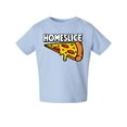 thumbnail image 1 of Wild Bobby Homeslice Funny Cute Pepperoni Cheese Pizza Slice Toddler Crew Graphic T-Shirt, 1 of 6