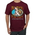 thumbnail image 1 of Wild Bobby, Hooked For Life Matthew 4:19 Quotes, Inspirational/Christian, Men's Graphic Tees, Maroon, 4XL, 1 of 3